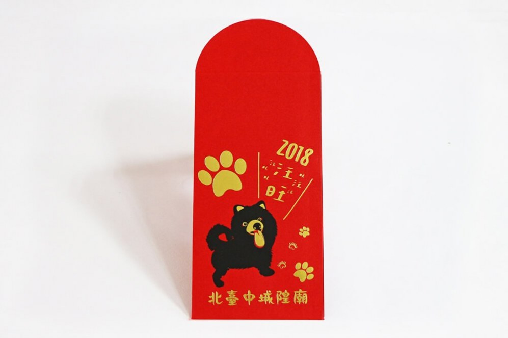 印刷紅包+燙黑+燙金